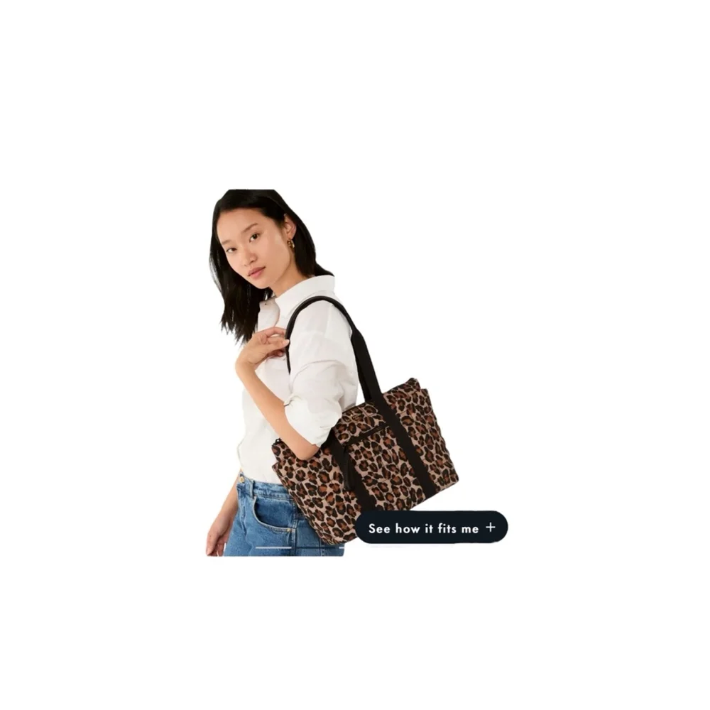 Kate Spade Camden‎ Spotted Leopard XL Tote Bag Brown NWT